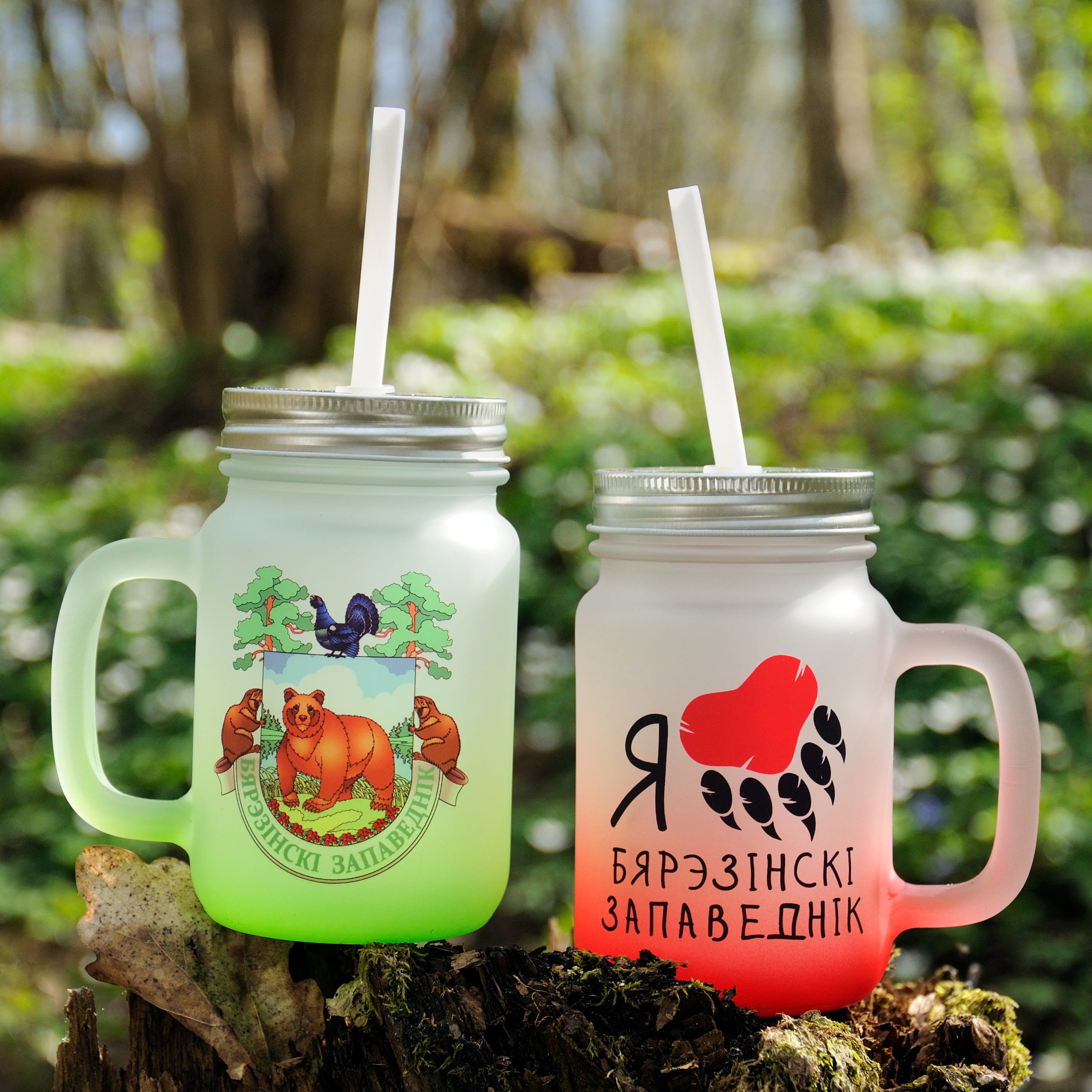 Кружка стеклянная